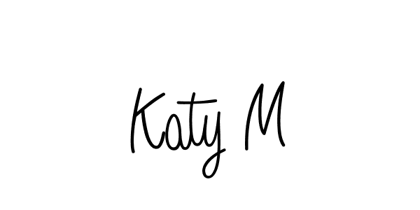 Also we have Katy M name is the best signature style. Create professional handwritten signature collection using Angelique-Rose-font-FFP autograph style. Katy M signature style 5 images and pictures png