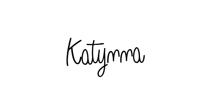 Make a beautiful signature design for name Katynna. With this signature (Angelique-Rose-font-FFP) style, you can create a handwritten signature for free. Katynna signature style 5 images and pictures png