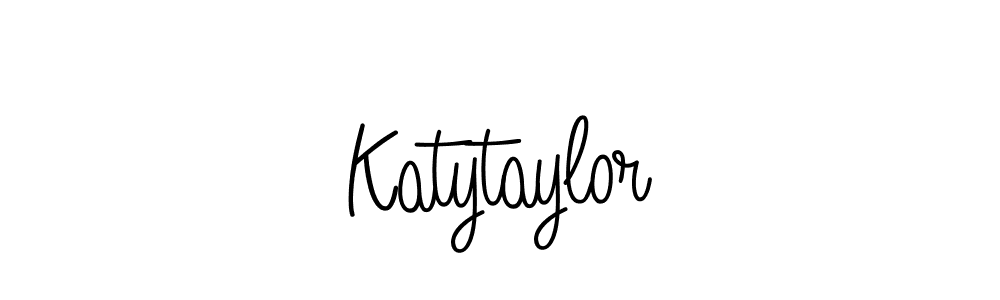 You should practise on your own different ways (Angelique-Rose-font-FFP) to write your name (Katytaylor) in signature. don't let someone else do it for you. Katytaylor signature style 5 images and pictures png