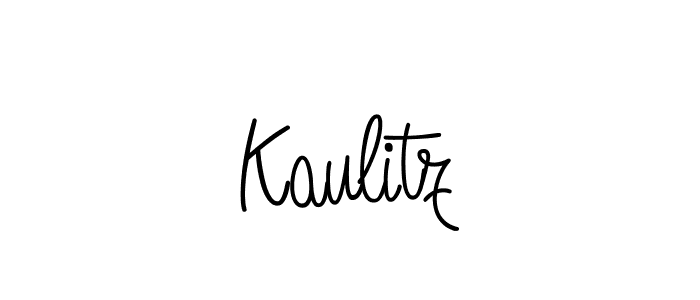 Design your own signature with our free online signature maker. With this signature software, you can create a handwritten (Angelique-Rose-font-FFP) signature for name Kaulitz. Kaulitz signature style 5 images and pictures png