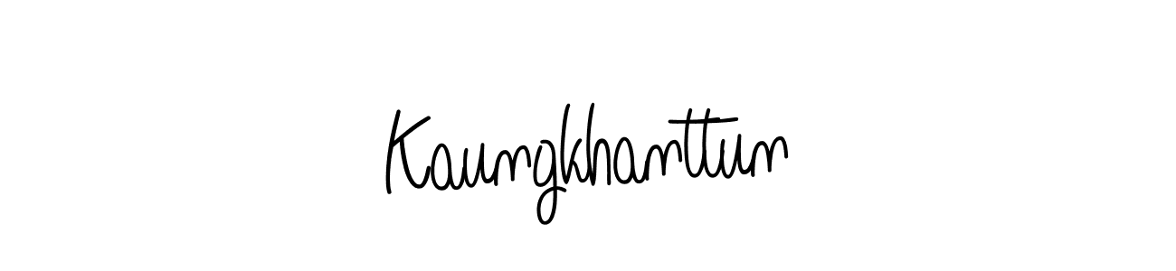 Angelique-Rose-font-FFP is a professional signature style that is perfect for those who want to add a touch of class to their signature. It is also a great choice for those who want to make their signature more unique. Get Kaungkhanttun name to fancy signature for free. Kaungkhanttun signature style 5 images and pictures png