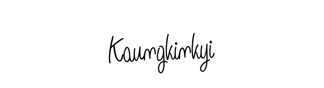 Make a short Kaungkinkyi signature style. Manage your documents anywhere anytime using Angelique-Rose-font-FFP. Create and add eSignatures, submit forms, share and send files easily. Kaungkinkyi signature style 5 images and pictures png