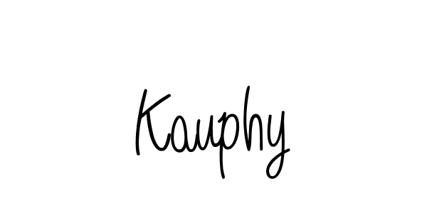 Design your own signature with our free online signature maker. With this signature software, you can create a handwritten (Angelique-Rose-font-FFP) signature for name Kauphy. Kauphy signature style 5 images and pictures png