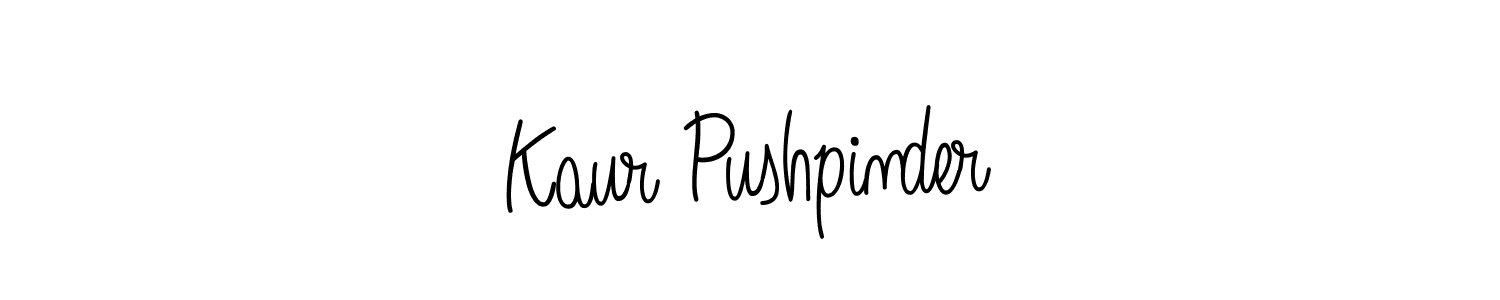 Once you've used our free online signature maker to create your best signature Angelique-Rose-font-FFP style, it's time to enjoy all of the benefits that Kaur Pushpinder name signing documents. Kaur Pushpinder signature style 5 images and pictures png