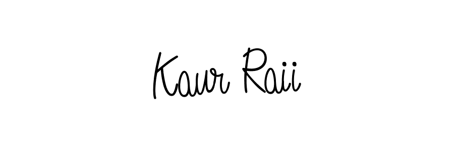 Create a beautiful signature design for name Kaur Raii. With this signature (Angelique-Rose-font-FFP) fonts, you can make a handwritten signature for free. Kaur Raii signature style 5 images and pictures png
