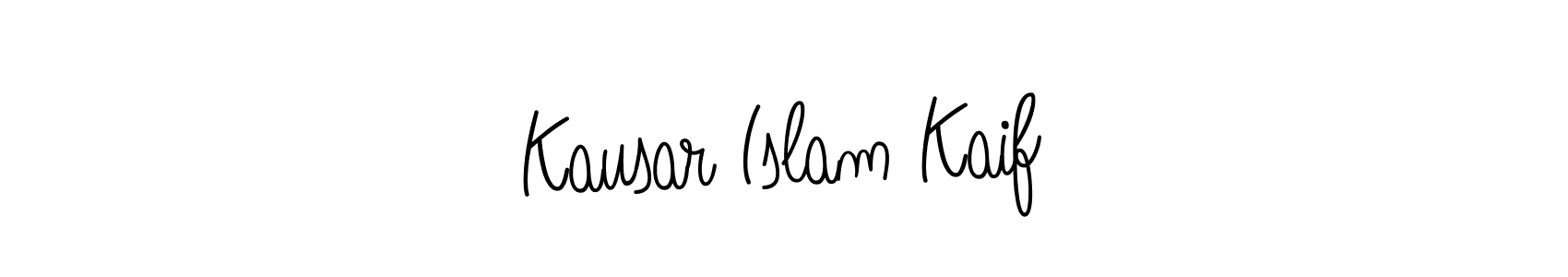 How to make Kausar Islam Kaif signature? Angelique-Rose-font-FFP is a professional autograph style. Create handwritten signature for Kausar Islam Kaif name. Kausar Islam Kaif signature style 5 images and pictures png