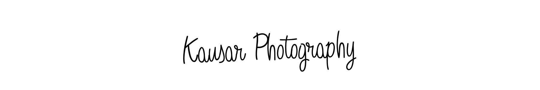 How to make Kausar Photography signature? Angelique-Rose-font-FFP is a professional autograph style. Create handwritten signature for Kausar Photography name. Kausar Photography signature style 5 images and pictures png
