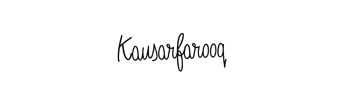 Angelique-Rose-font-FFP is a professional signature style that is perfect for those who want to add a touch of class to their signature. It is also a great choice for those who want to make their signature more unique. Get Kausarfarooq name to fancy signature for free. Kausarfarooq signature style 5 images and pictures png