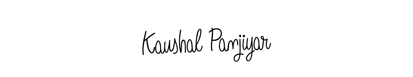 This is the best signature style for the Kaushal Panjiyar name. Also you like these signature font (Angelique-Rose-font-FFP). Mix name signature. Kaushal Panjiyar signature style 5 images and pictures png