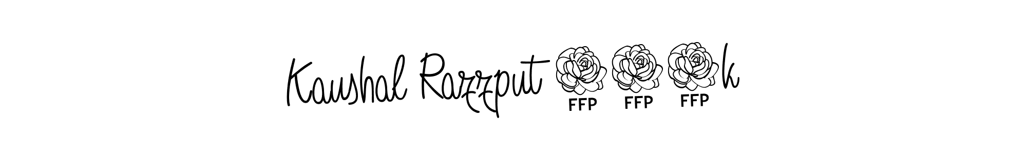 Make a short Kaushal Razzput 100k signature style. Manage your documents anywhere anytime using Angelique-Rose-font-FFP. Create and add eSignatures, submit forms, share and send files easily. Kaushal Razzput 100k signature style 5 images and pictures png