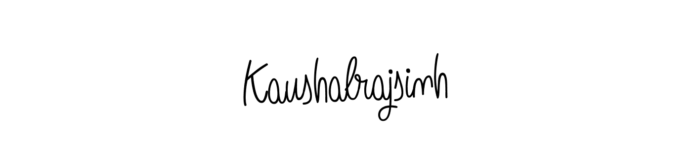 Make a beautiful signature design for name Kaushalrajsinh. With this signature (Angelique-Rose-font-FFP) style, you can create a handwritten signature for free. Kaushalrajsinh signature style 5 images and pictures png