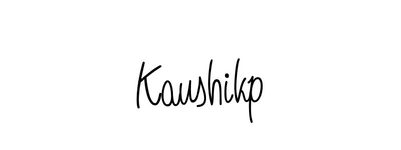 Create a beautiful signature design for name Kaushikp. With this signature (Angelique-Rose-font-FFP) fonts, you can make a handwritten signature for free. Kaushikp signature style 5 images and pictures png