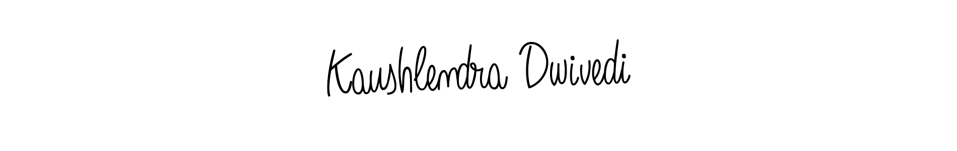 The best way (Angelique-Rose-font-FFP) to make a short signature is to pick only two or three words in your name. The name Kaushlendra Dwivedi include a total of six letters. For converting this name. Kaushlendra Dwivedi signature style 5 images and pictures png