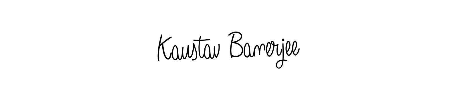 Design your own signature with our free online signature maker. With this signature software, you can create a handwritten (Angelique-Rose-font-FFP) signature for name Kaustav Banerjee. Kaustav Banerjee signature style 5 images and pictures png