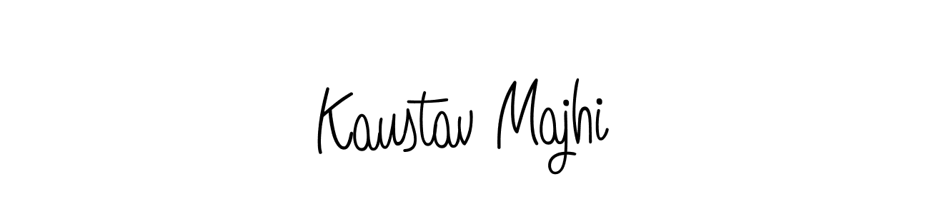 How to make Kaustav Majhi name signature. Use Angelique-Rose-font-FFP style for creating short signs online. This is the latest handwritten sign. Kaustav Majhi signature style 5 images and pictures png