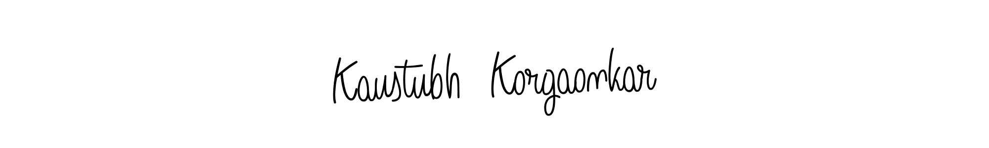 Here are the top 10 professional signature styles for the name Kaustubh  Korgaonkar. These are the best autograph styles you can use for your name. Kaustubh  Korgaonkar signature style 5 images and pictures png