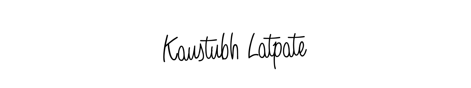 It looks lik you need a new signature style for name Kaustubh Latpate. Design unique handwritten (Angelique-Rose-font-FFP) signature with our free signature maker in just a few clicks. Kaustubh Latpate signature style 5 images and pictures png