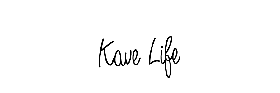 How to Draw Kave Life signature style? Angelique-Rose-font-FFP is a latest design signature styles for name Kave Life. Kave Life signature style 5 images and pictures png