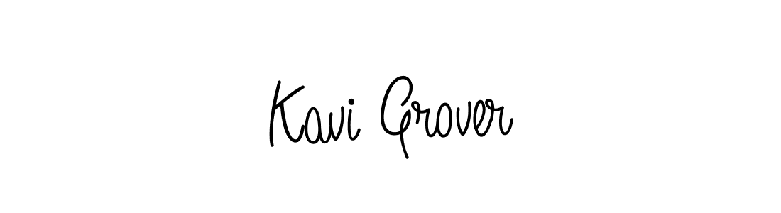 Kavi Grover stylish signature style. Best Handwritten Sign (Angelique-Rose-font-FFP) for my name. Handwritten Signature Collection Ideas for my name Kavi Grover. Kavi Grover signature style 5 images and pictures png