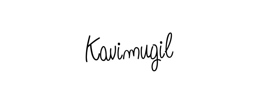 Design your own signature with our free online signature maker. With this signature software, you can create a handwritten (Angelique-Rose-font-FFP) signature for name Kavimugil. Kavimugil signature style 5 images and pictures png