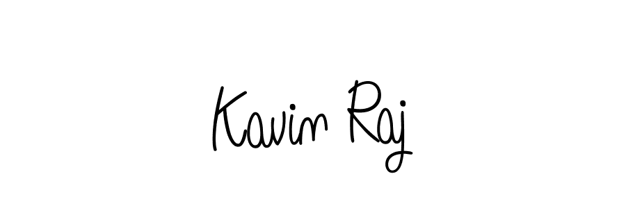 Design your own signature with our free online signature maker. With this signature software, you can create a handwritten (Angelique-Rose-font-FFP) signature for name Kavin Raj. Kavin Raj signature style 5 images and pictures png