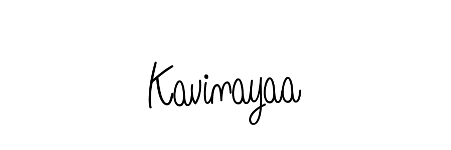 Design your own signature with our free online signature maker. With this signature software, you can create a handwritten (Angelique-Rose-font-FFP) signature for name Kavinayaa. Kavinayaa signature style 5 images and pictures png