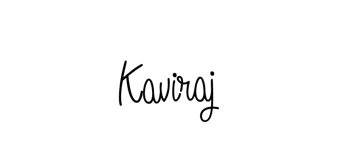 Design your own signature with our free online signature maker. With this signature software, you can create a handwritten (Angelique-Rose-font-FFP) signature for name Kaviraj. Kaviraj signature style 5 images and pictures png