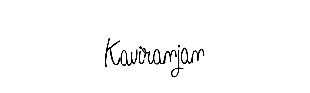 How to make Kaviranjan name signature. Use Angelique-Rose-font-FFP style for creating short signs online. This is the latest handwritten sign. Kaviranjan signature style 5 images and pictures png