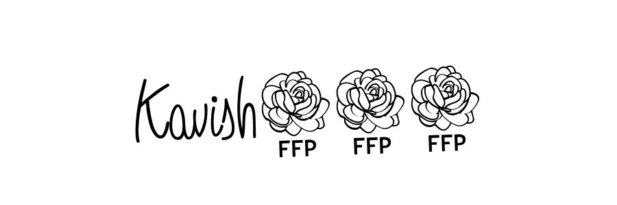 Once you've used our free online signature maker to create your best signature Angelique-Rose-font-FFP style, it's time to enjoy all of the benefits that Kavish123 name signing documents. Kavish123 signature style 5 images and pictures png