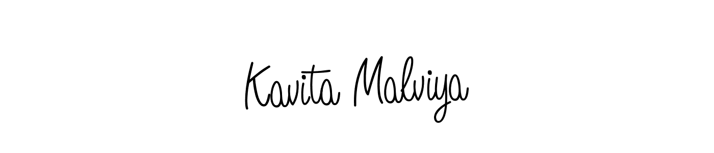 You can use this online signature creator to create a handwritten signature for the name Kavita Malviya. This is the best online autograph maker. Kavita Malviya signature style 5 images and pictures png