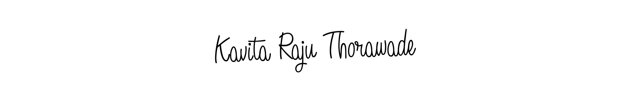 You can use this online signature creator to create a handwritten signature for the name Kavita Raju Thorawade. This is the best online autograph maker. Kavita Raju Thorawade signature style 5 images and pictures png