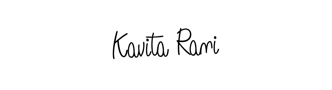 Once you've used our free online signature maker to create your best signature Angelique-Rose-font-FFP style, it's time to enjoy all of the benefits that Kavita Rani name signing documents. Kavita Rani signature style 5 images and pictures png