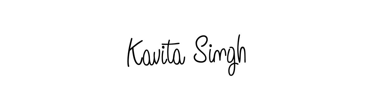 How to Draw Kavita Singh signature style? Angelique-Rose-font-FFP is a latest design signature styles for name Kavita Singh. Kavita Singh signature style 5 images and pictures png