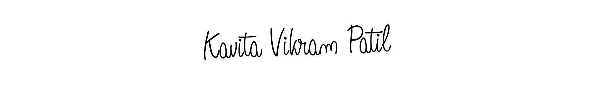 How to Draw Kavita Vikram Patil signature style? Angelique-Rose-font-FFP is a latest design signature styles for name Kavita Vikram Patil. Kavita Vikram Patil signature style 5 images and pictures png