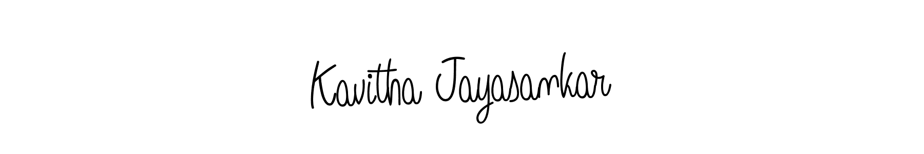 This is the best signature style for the Kavitha Jayasankar name. Also you like these signature font (Angelique-Rose-font-FFP). Mix name signature. Kavitha Jayasankar signature style 5 images and pictures png