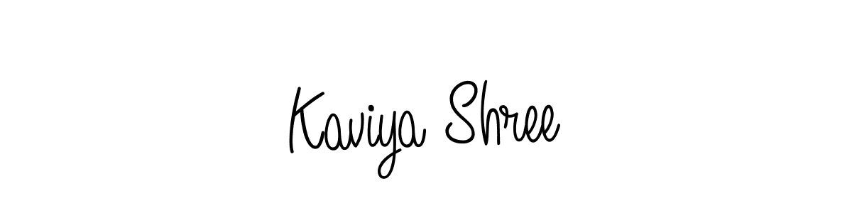 Check out images of Autograph of Kaviya Shree name. Actor Kaviya Shree Signature Style. Angelique-Rose-font-FFP is a professional sign style online. Kaviya Shree signature style 5 images and pictures png