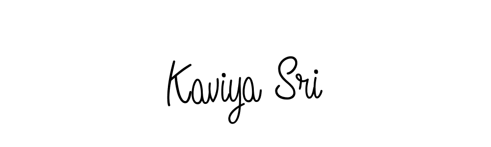 Create a beautiful signature design for name Kaviya Sri. With this signature (Angelique-Rose-font-FFP) fonts, you can make a handwritten signature for free. Kaviya Sri signature style 5 images and pictures png