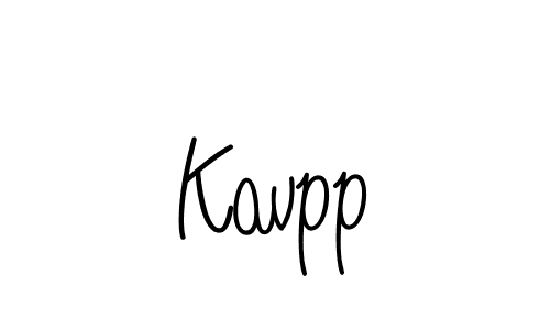 Design your own signature with our free online signature maker. With this signature software, you can create a handwritten (Angelique-Rose-font-FFP) signature for name Kavpp. Kavpp signature style 5 images and pictures png