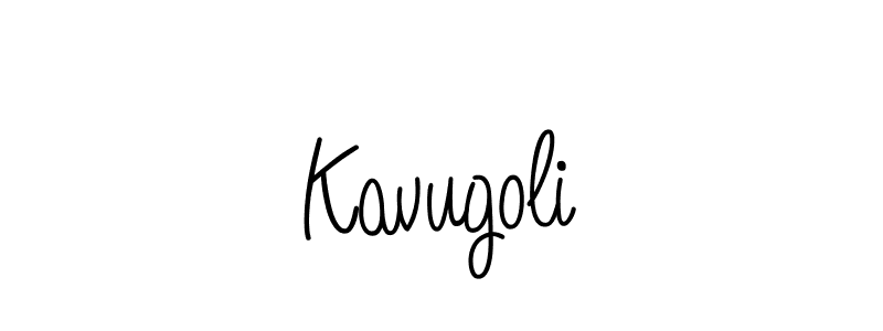 Make a beautiful signature design for name Kavugoli. With this signature (Angelique-Rose-font-FFP) style, you can create a handwritten signature for free. Kavugoli signature style 5 images and pictures png