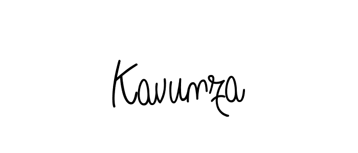 The best way (Angelique-Rose-font-FFP) to make a short signature is to pick only two or three words in your name. The name Kavunza include a total of six letters. For converting this name. Kavunza signature style 5 images and pictures png