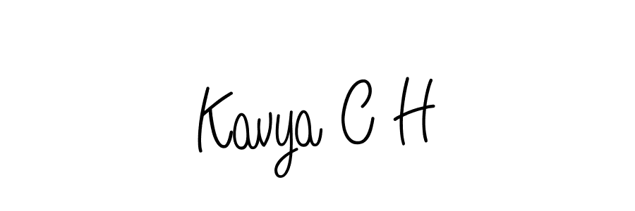 It looks lik you need a new signature style for name Kavya C H. Design unique handwritten (Angelique-Rose-font-FFP) signature with our free signature maker in just a few clicks. Kavya C H signature style 5 images and pictures png