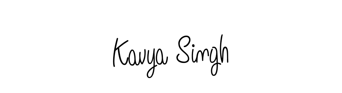 Also we have Kavya Singh name is the best signature style. Create professional handwritten signature collection using Angelique-Rose-font-FFP autograph style. Kavya Singh signature style 5 images and pictures png