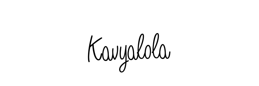 Make a beautiful signature design for name Kavyalola. Use this online signature maker to create a handwritten signature for free. Kavyalola signature style 5 images and pictures png