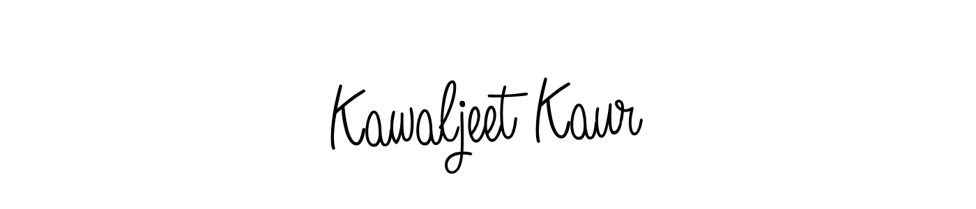 How to make Kawaljeet Kaur signature? Angelique-Rose-font-FFP is a professional autograph style. Create handwritten signature for Kawaljeet Kaur name. Kawaljeet Kaur signature style 5 images and pictures png