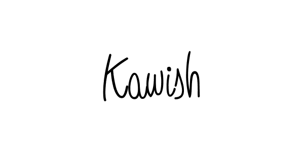 Create a beautiful signature design for name Kawish. With this signature (Angelique-Rose-font-FFP) fonts, you can make a handwritten signature for free. Kawish signature style 5 images and pictures png