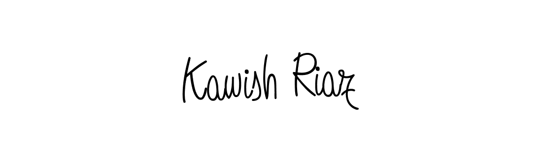 Create a beautiful signature design for name Kawish Riaz. With this signature (Angelique-Rose-font-FFP) fonts, you can make a handwritten signature for free. Kawish Riaz signature style 5 images and pictures png