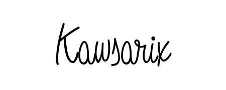 Build your personal autograph collection for name Kawsarix with Angelique-Rose-font-FFP design. Browse, select, and save your favorites. Kawsarix signature style 5 images and pictures png