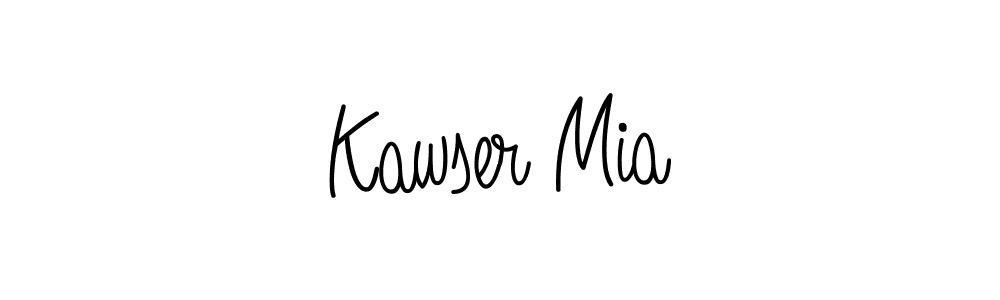 Once you've used our free online signature maker to create your best signature Angelique-Rose-font-FFP style, it's time to enjoy all of the benefits that Kawser Mia name signing documents. Kawser Mia signature style 5 images and pictures png