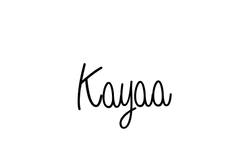 Also we have Kayaa name is the best signature style. Create professional handwritten signature collection using Angelique-Rose-font-FFP autograph style. Kayaa signature style 5 images and pictures png