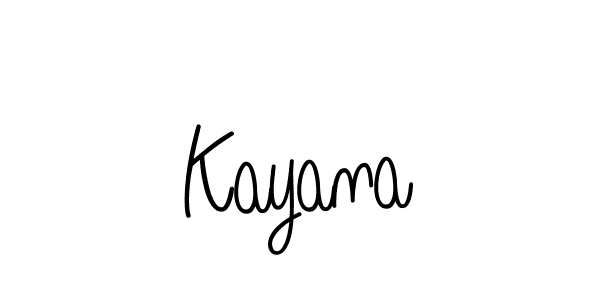 Best and Professional Signature Style for Kayana. Angelique-Rose-font-FFP Best Signature Style Collection. Kayana signature style 5 images and pictures png
